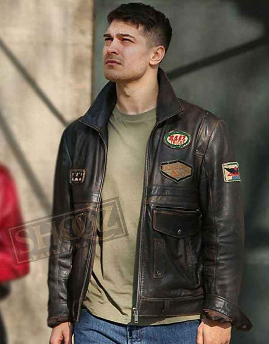 The Protector Cagatay Ulusoy Brown Leather Jacket The Protector Cagatay Ulusoy Brown Leather Jacket